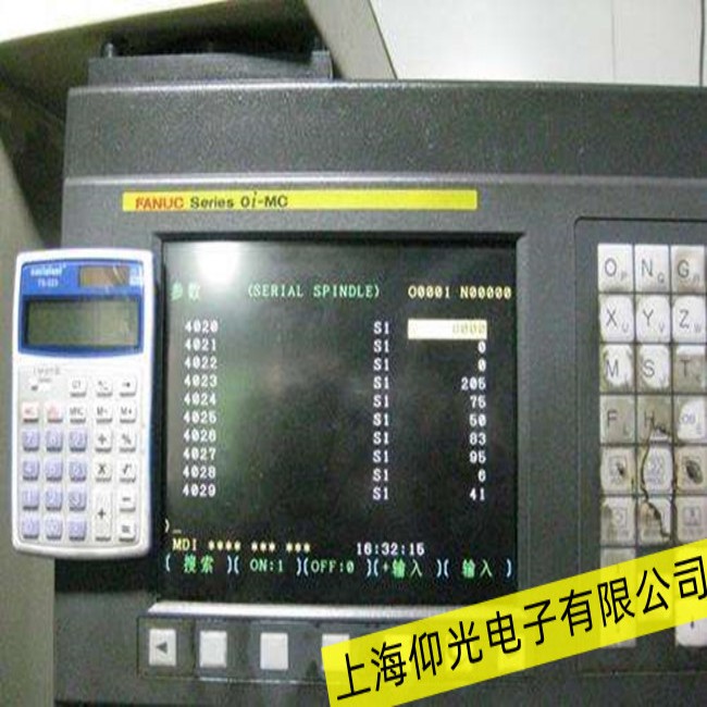 臨汾FANUC發(fā)那科A02B-0279-C050顯示器開機(jī)無信號(hào)故障維修