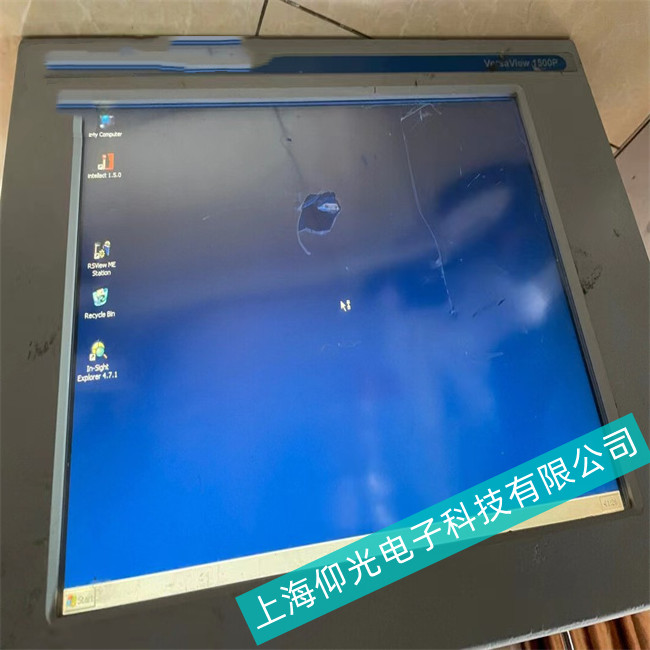 物料處理系統(tǒng)AB羅克韋爾工控機6181P-19A2SW71AC顯示花紋、線條,花屏